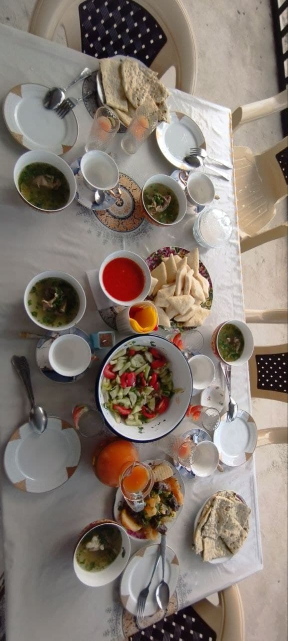Национальная кухнья в горах Дагестана